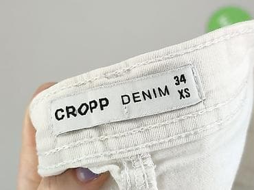 dżinsy bootcut: Cropp, Szorty damskie, rozmiar XS — 4