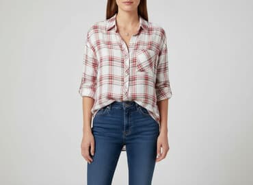 kurtki w krate pepco: Primark, Koszula damska, rozmiar L — 7