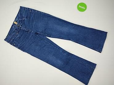 czarne jeansy bootcut: Denim Co, Jeansy damskie, rozmiar L — 2