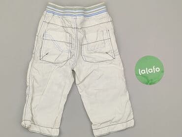 wojcik pl ubrania dla dzieci: Baby material trousers, 9-12 months, 74-80 cm, condition - Good — 3