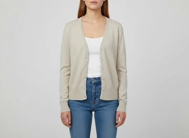 sweter z perełkami h m: H&M, Kardigan damski, rozmiar M — 7