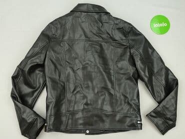 kurtka ze skóry ekologicznej zara: Kurtka skórzana damska, rozmiar S — 3