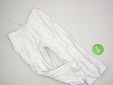 lniane: H&M L.O.G.G., Spodnie materiałowe damskie, rozmiar M — 3