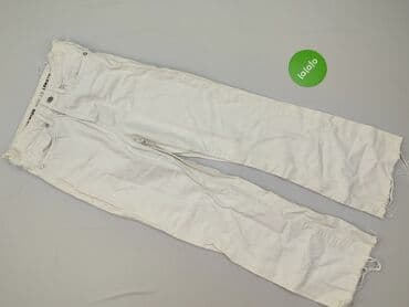 biale szerokie jeansy: Bik Bok, Jeansy damskie, rozmiar 2XS — 2