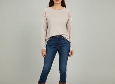 eleganckie bluzki andżela: Bluzka damska, rozmiar S — 5