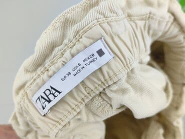 zara spodnie damskie len: Zara, Material trousers for women, size M — 4