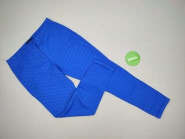 srebrne spodnie mohito: Mohito, Material trousers for women, size M — 3