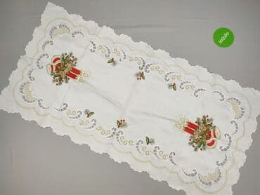 Obrus 114 x 57, kolor - Biały, stan - Idealny — 2