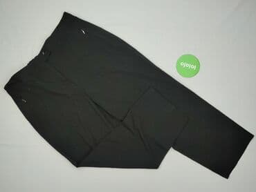 monnari czarne spodnie: Spodnie materiałowe damskie, rozmiar XL — 2