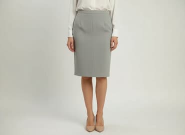 plisowane spódnice szara: Spódnica damska, rozmiar M — 5