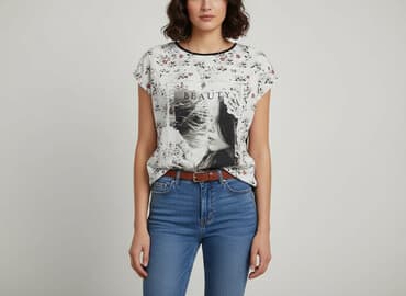 bluza z napisem cropp: Orsay, Bluzka damska, rozmiar S — 6