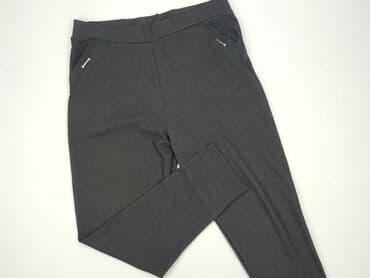 Women: Material trousers for women, size 4XL (EU 48) — 1