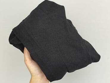 woskowane legginsy z wysokim stanem: H&M, Spodnie materiałowe damskie, rozmiar L — 6