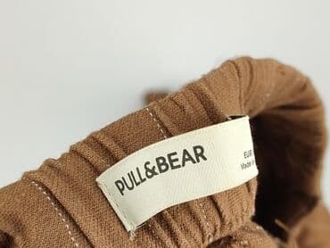 spodnie w paski pull and bear: PULL&BEAR, Material trousers for women, size S — 5