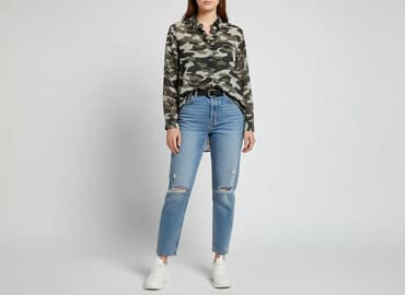 kurtka zimowa dobermans aggressive: H&M Divided, Koszula damska, rozmiar 2XL — 7