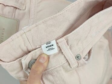 różowe jeansy damskie: H&M, Jeansy damskie, rozmiar L — 4