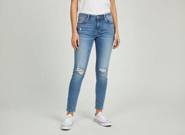 dżinsy typu boyfriend: House, Jeansy damskie, rozmiar XS — 6