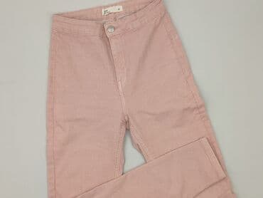 woskowane jeansy z wysokim stanem: Skinny, Jeansy damskie, rozmiar S — 1