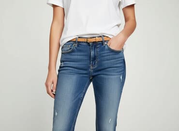hm jeans damskie: H&M, Jeansy damskie, rozmiar S — 7