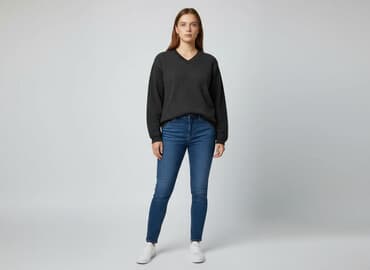 wełniany sweter: Sweter damski, rozmiar L — 1