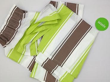olx wszystko do domu: Zasłony w pasy – komplet - Wzór: szerokie poziome pasy w kolorach — 4