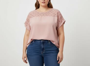 koszulka termoaktywna biala: Emery Rose, Bluzka damska, 4XL — 7