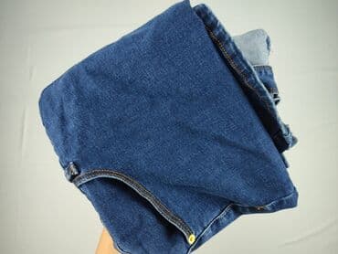 jeansy z asymetrycznym zapieciem: F&F, Ogrodniczki damskie, rozmiar S — 5