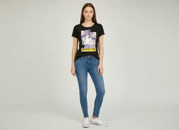 anime t shirty oversized: T-shirt damski, rozmiar M — 1