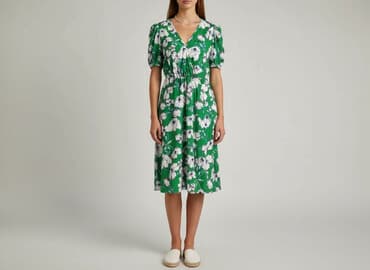 sukienki na 18 rozkloszowane: Sukienka damska, rozmiar L — 6