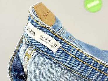 spodnice dzinsowe zara: Spodnie jeansowe, Zara, 12 lat, 152, stan - Idealny — 4