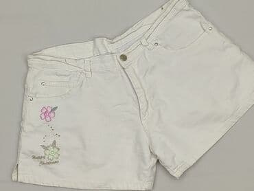 białe spodenki damskie: Szorty damskie, rozmiar L — 1