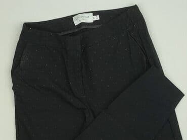 spodnie serduszka by o la la czarne: Cotton Club, Spodnie materiałowe damskie, rozmiar S — 1