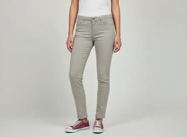 szare szerokie jeansy: Yessica, Jeansy damskie, rozmiar M — 9