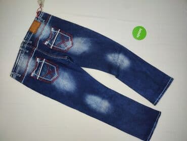 jeansy z asymetrycznym zapieciem: Jeansy dla mężczyzn, rozmiar XL — 3