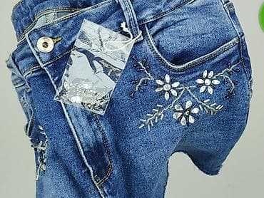 custom jeans: Szorty damskie, rozmiar L — 5