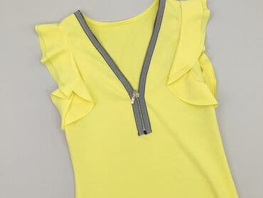 bluzki z zamkiem z przodu: T-shirt damski, rozmiar M — 5