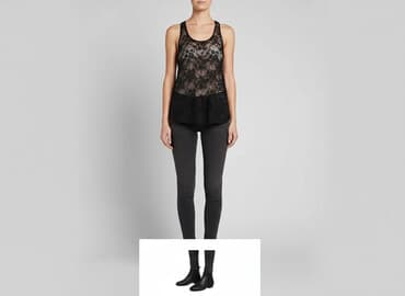 czarne bluzki z koronką plus size: Жіноча блуза, розмір S — 1