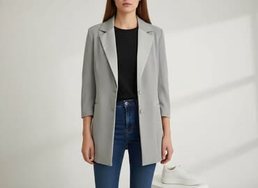 kurtki zimowe damskie c a: Marynarka damska, rozmiar M — 6