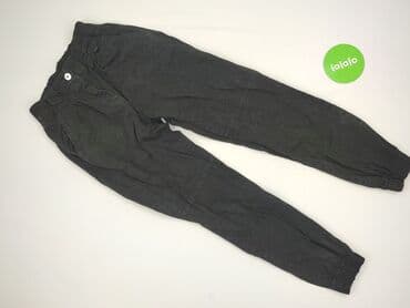 czarne jeansy bershka: Bershka, Spodnie materiałowe damskie, rozmiar 2XS — 2