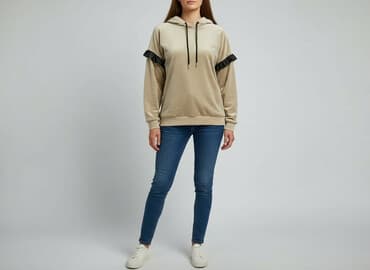 unisono bluzy: Bluza z kapturem damska, rozmiar One size — 1