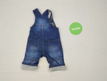 pajacyk z weluru: Dungarees, 1-3 months, condition - Perfect — 3