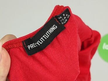 obcisła sukienka czerwona: PrettyLittleThing, Top damski, rozmiar S — 4