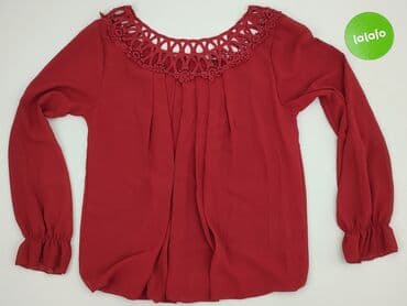 czerwone bluzki eleganckie: Bluzka damska, rozmiar S — 2