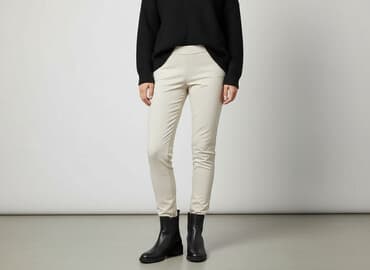 legginsy beżowe push up: Leggings Elegant for women, size M — 1