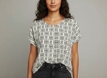 ubrania dla grubych: Bluzka damska, rozmiar 9XL — 7