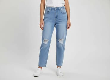 dżinsy szerokie w udach: Jeans for women, size S — 1