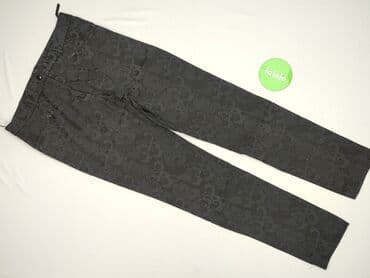 legginsy woskowane matowe: Material trousers for women, size L (EU 40) — 2