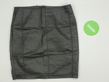 spódnice z eko skóry z kieszeniami: Clockhouse, Spódnica damska, rozmiar M — 3