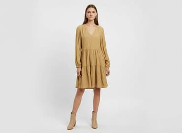 sukienka z marszczeniem na brzuchu plus size: Reserved, Sukienka damska, rozmiar XS — 6