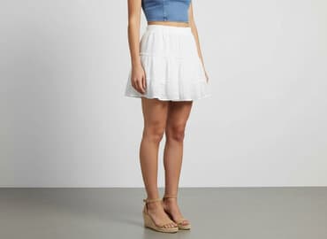 spódniczka alex biało niebieska: Sinsay, Spódnica damska, rozmiar XS — 6